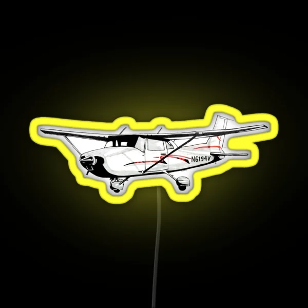 Cessna 172 RGB Neon Sign