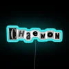 Chaewon RGB Personalized Neon Sign with Customizable Colorful Illumination Options