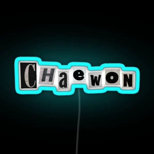 Chaewon RGB Neon Sign