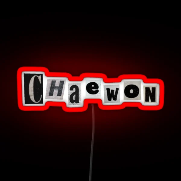 Chaewon RGB Neon Sign