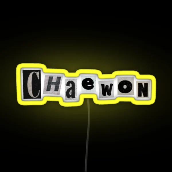Chaewon RGB Neon Sign
