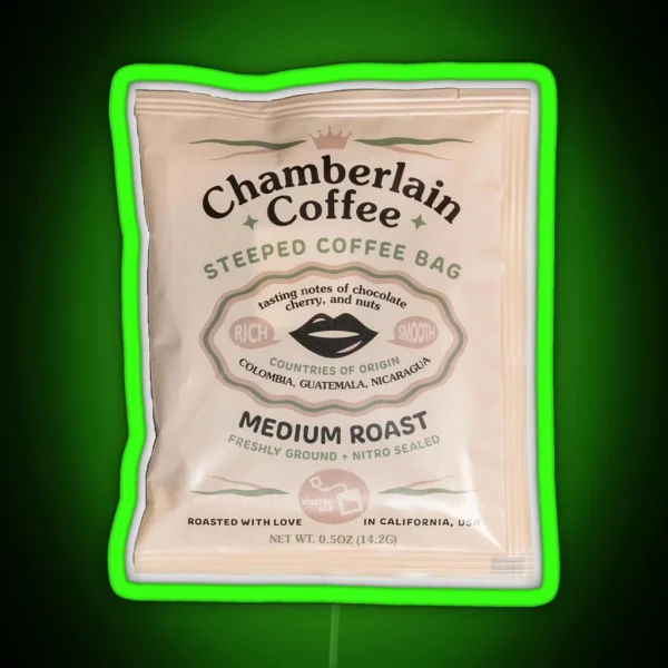 Chamberlain Coffee RGB Neon Sign