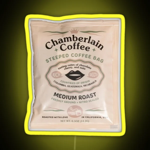 Chamberlain Coffee RGB Neon Sign
