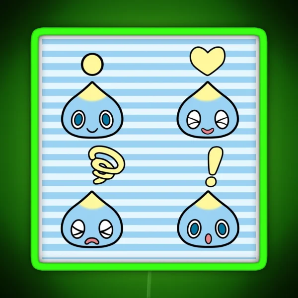 Chao Expressions RGB Neon Sign
