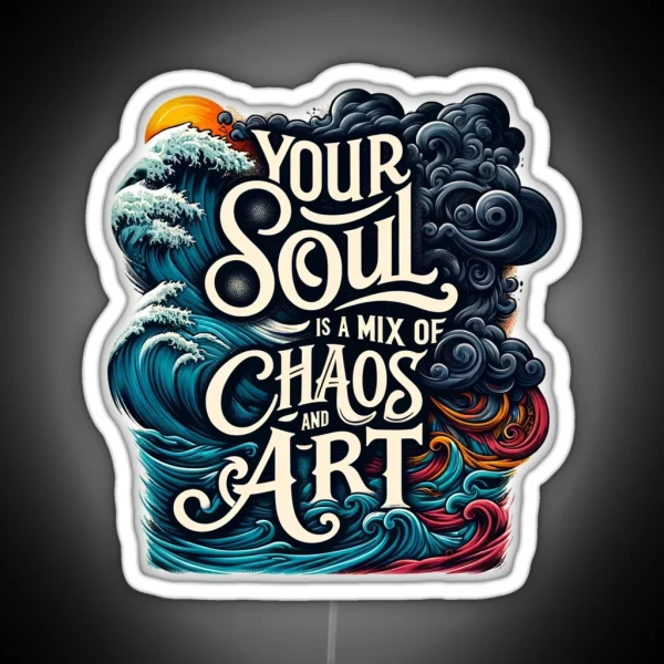 Chaos And Art RGB Neon Sign