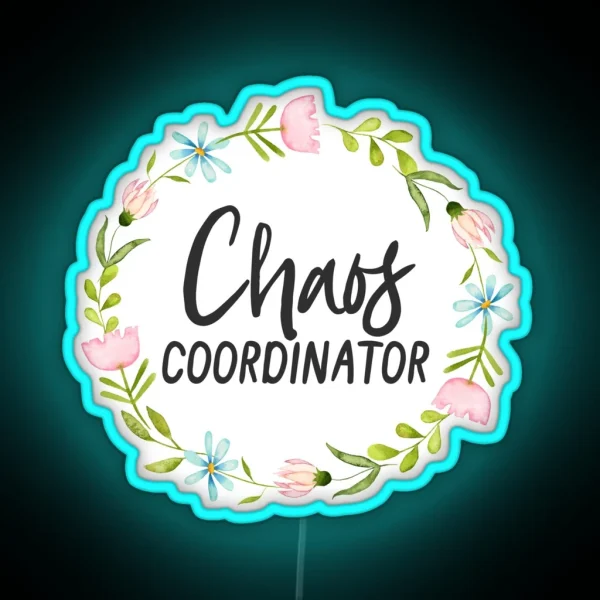 Chaos Coordinator RGB Neon Sign