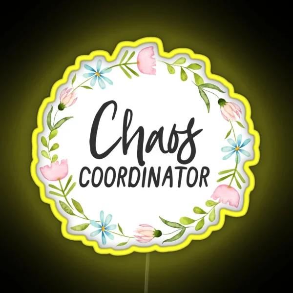 Chaos Coordinator RGB Neon Sign