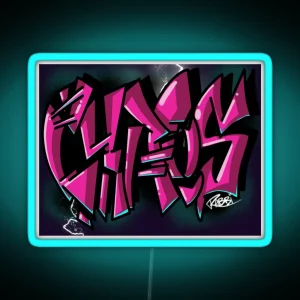 Chaos Graffiti RGB Neon Sign