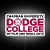 Vintage Chapman University Dodge College of Film & Media Arts Neon Sign