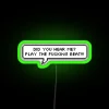 Unique, statement-making Chappell Roan feminine RGB neon wall art decoration.
