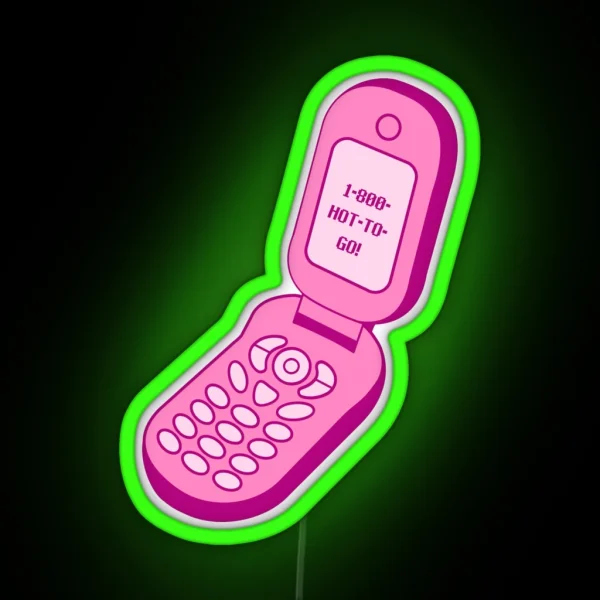 Chappell Roan Hot To Go Lyrics Midwest RGB Neon Sign