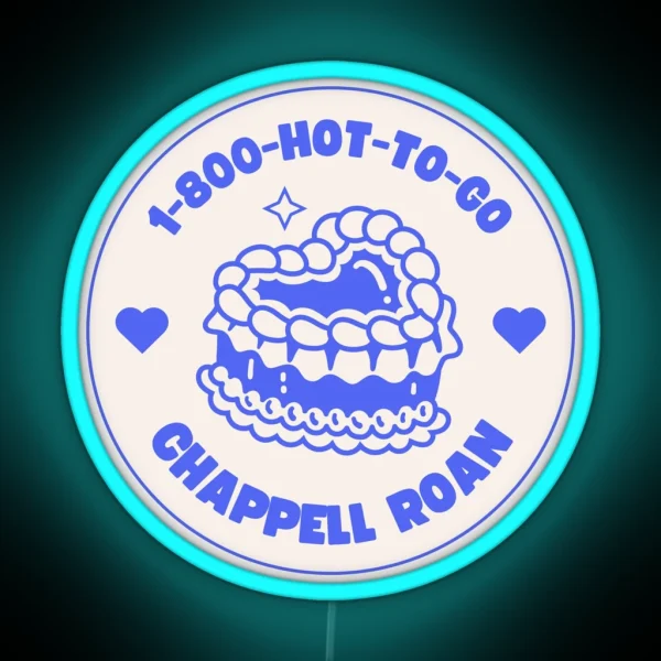 Chappell Roan Hot To Go Lyrics Midwest Princess RGB Neon Sign