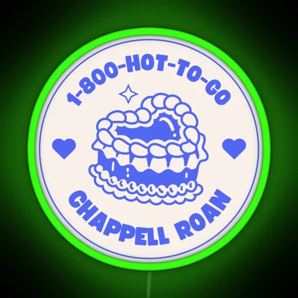 Chappell Roan Hot To Go Lyrics Midwest Princess RGB Neon Sign
