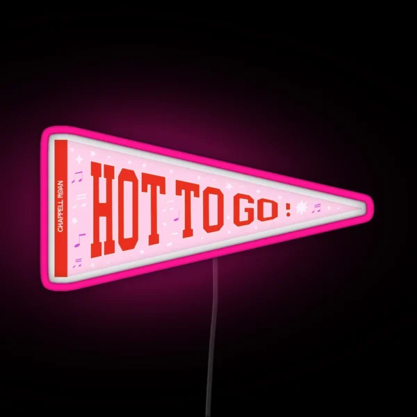 Chappell Roan HOT TO GO Pink Pony Club RGB Neon Sign