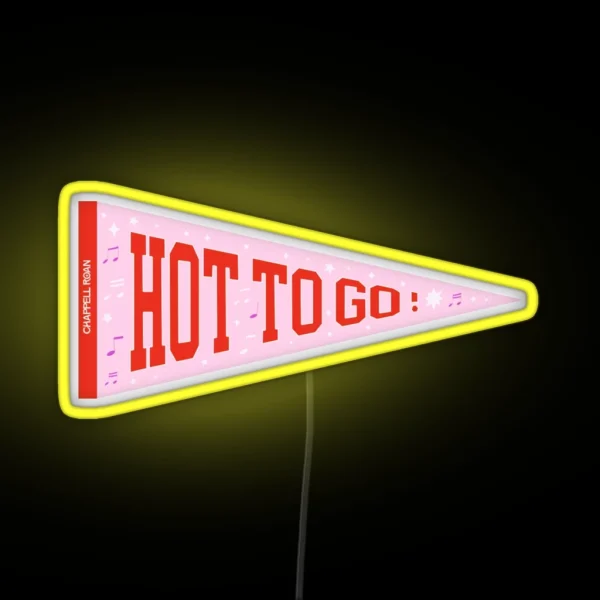 Chappell Roan HOT TO GO Pink Pony Club RGB Neon Sign