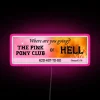 Vibrant RGB LED Canvas Sign in Neon Colorful Artwork Display