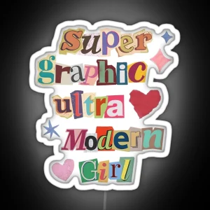 Chappell Roan Super Graphic Ultra Moden Girl RGB Neon Sign