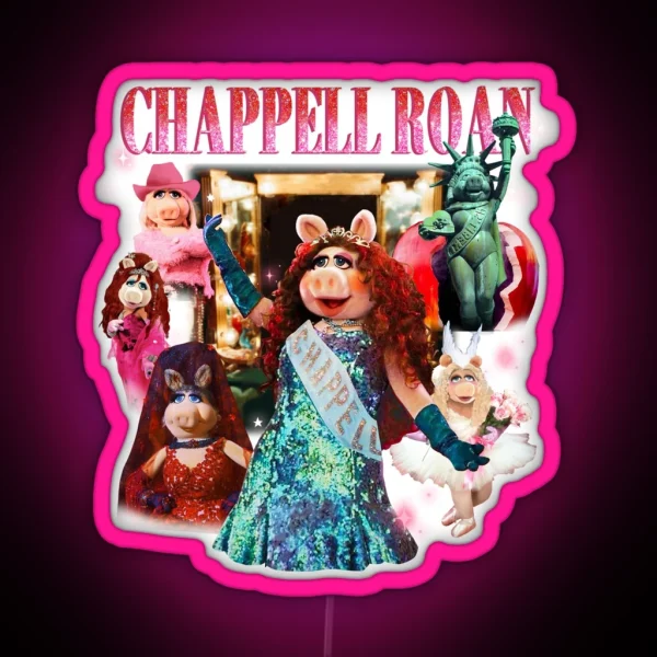 Chappell Roan X Miss Piggy RGB Neon Sign