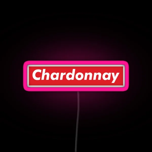 Chardonnay RGB Neon Sign