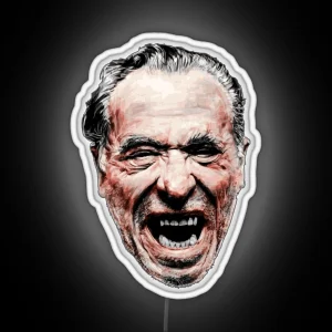 Charles Bukowski RGB Neon Sign