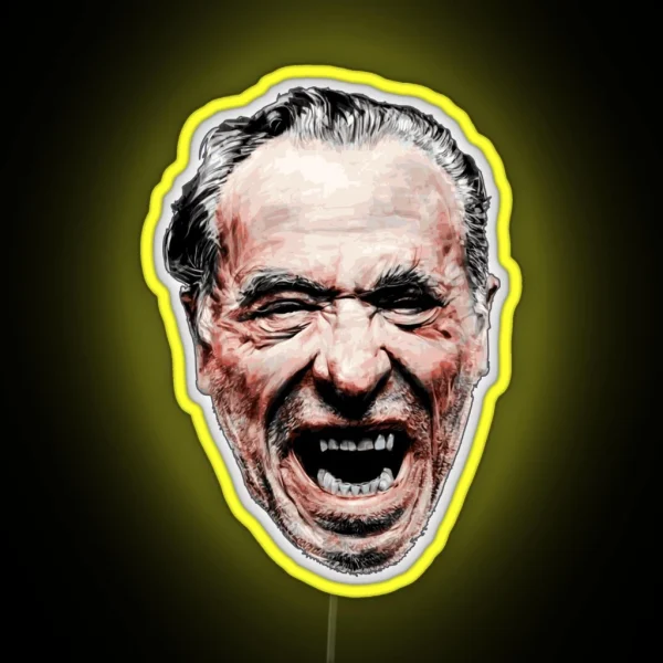 Charles Bukowski RGB Neon Sign