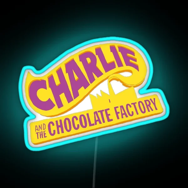 Charlie And The Chocolate Factory Broadway Musical RGB Neon Sign