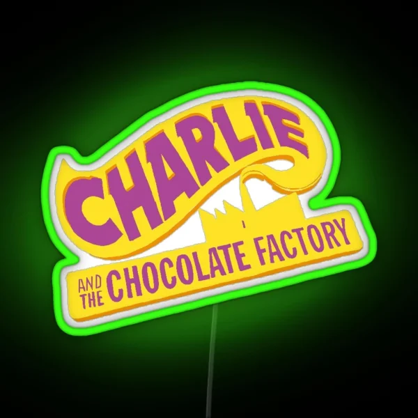 Charlie And The Chocolate Factory Broadway Musical RGB Neon Sign