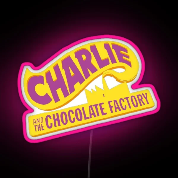 Charlie And The Chocolate Factory Broadway Musical RGB Neon Sign