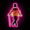 Whimsical Willy Wonka inspired colorful RGB LED lightbox decorative signage