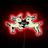 Add retro vibe with customizable RGB neon sign lighting