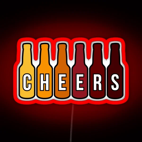 CHEERS Beer RGB Neon Sign
