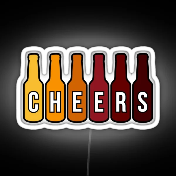 CHEERS Beer RGB Neon Sign