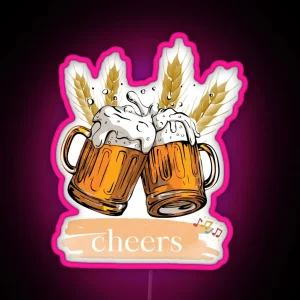 Cheers Oktoberfest RGB Neon Sign