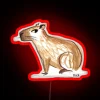 Add whimsical humor to your space with capybara led.