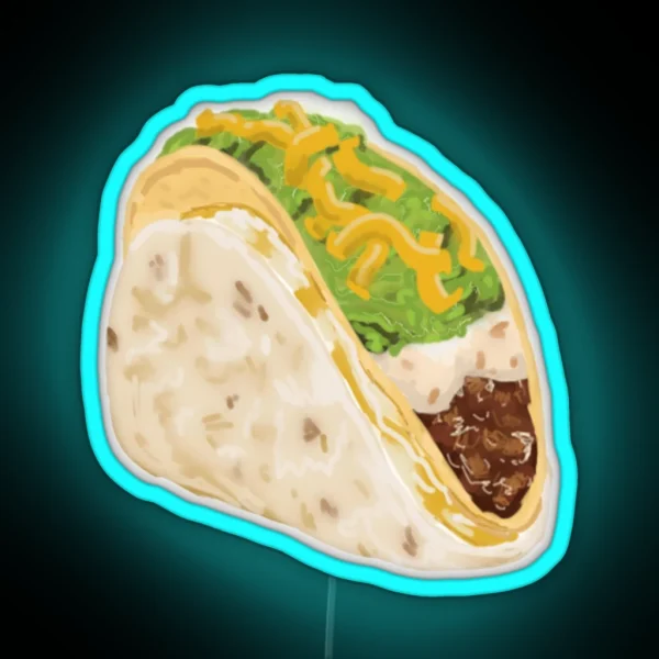 Cheesy Gordita Crunch RGB Neon Sign