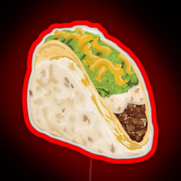 Cheesy Gordita Crunch RGB Neon Sign