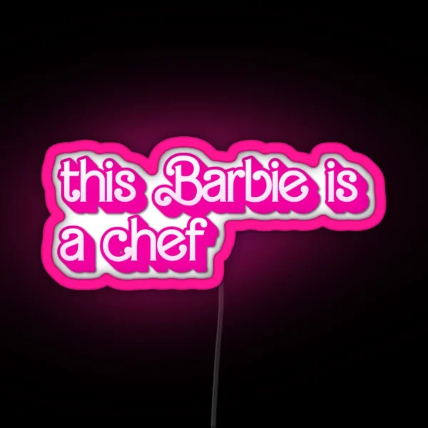 Chef RGB Neon Sign