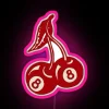 Customizable cherry red 8 color neon rgb led display
