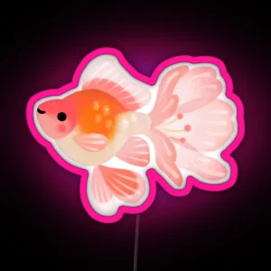 Cherry Blossom Goldfish 1 RGB Neon Sign