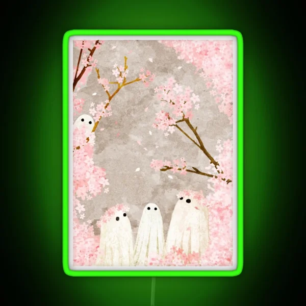 Cherry Blossom Party RGB Neon Sign