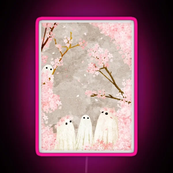 Cherry Blossom Party RGB Neon Sign
