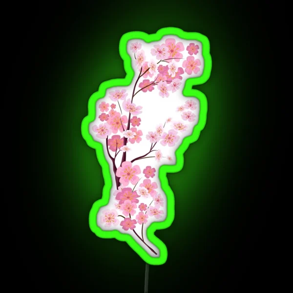 Cherry Blossom RGB Neon Sign