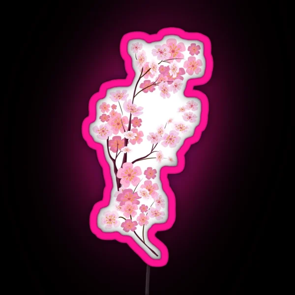 Cherry Blossom RGB Neon Sign
