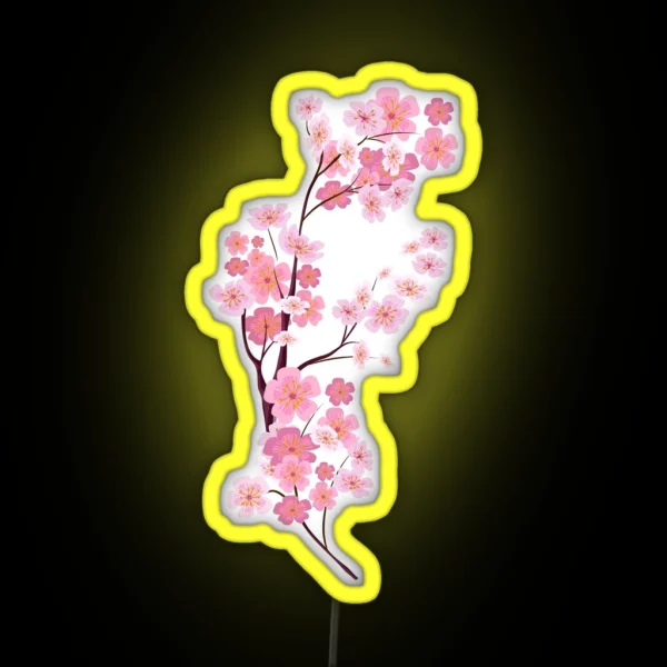 Cherry Blossom RGB Neon Sign
