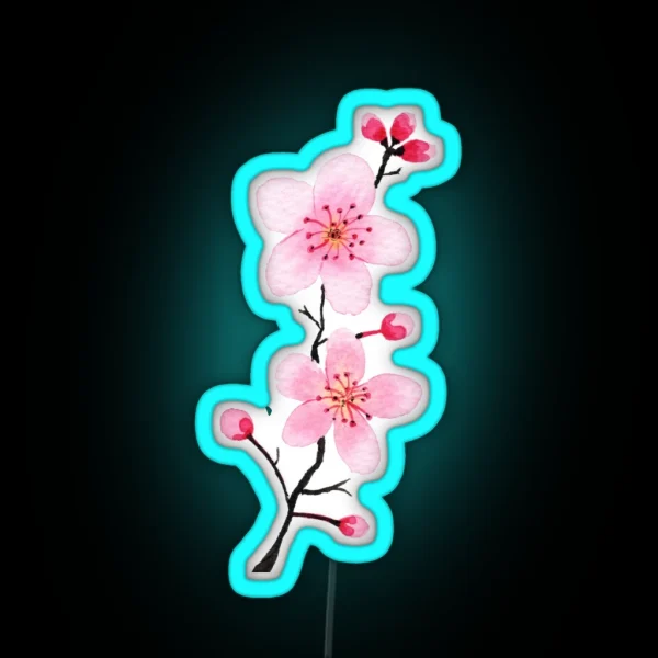 Cherry Blossom RGB Neon Sign