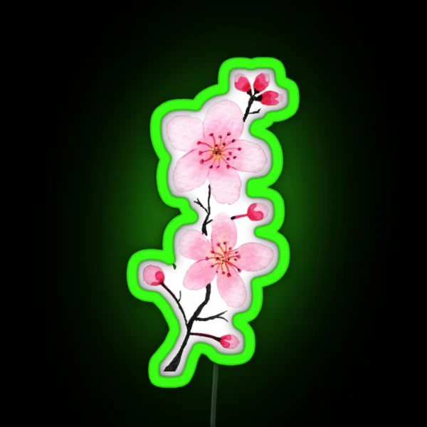 Cherry Blossom RGB Neon Sign