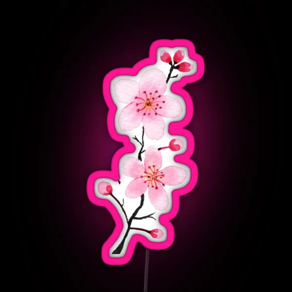 Cherry Blossom RGB Neon Sign