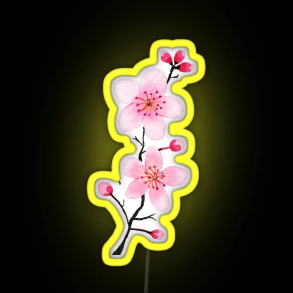 Cherry Blossom RGB Neon Sign