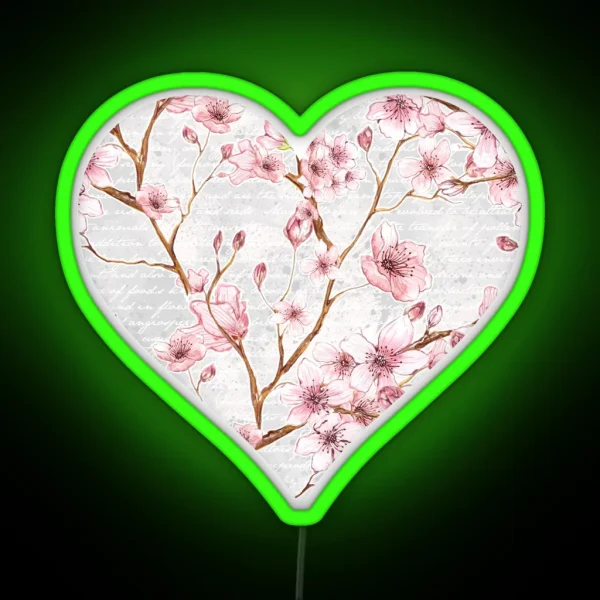 Cherry Blossom Romance Collection RGB Neon Sign