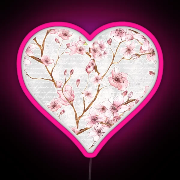 Cherry Blossom Romance Collection RGB Neon Sign